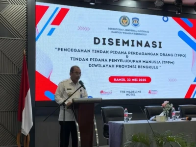 Imigrasi Bengkulu Tegaskan Komitmen Cegah TPPO dan TPPM Lewat Diseminasi Lintas Sektor