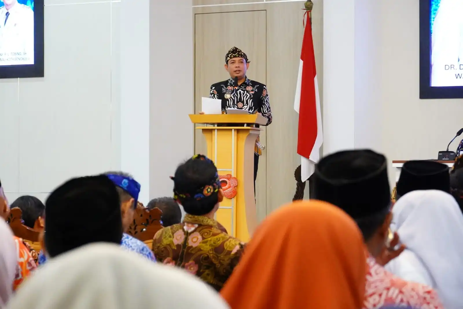 Walikota Bengkulu, Dedy Wahyudi. MC Pemkot