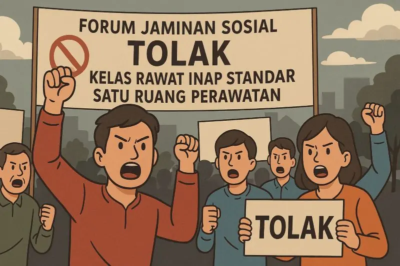 Forum Jamsos Tolak Kelas Rawat Inap Standar Satu Ruang Perawatan