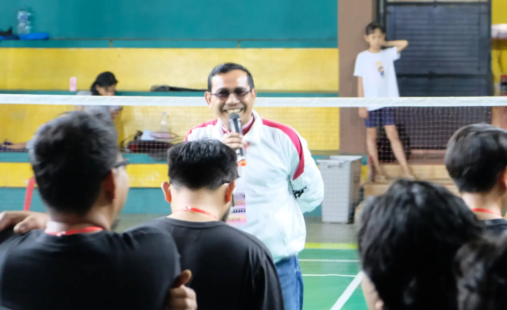 Ketua Pengwil INI Bengkulu, Deni Yohanes menyampaikan sambutan saat membuka turnamen