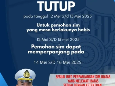 Polresta Bengkulu Tutup Layanan SIM Selama Libur Waisak, Catat Jadwal Pengganti