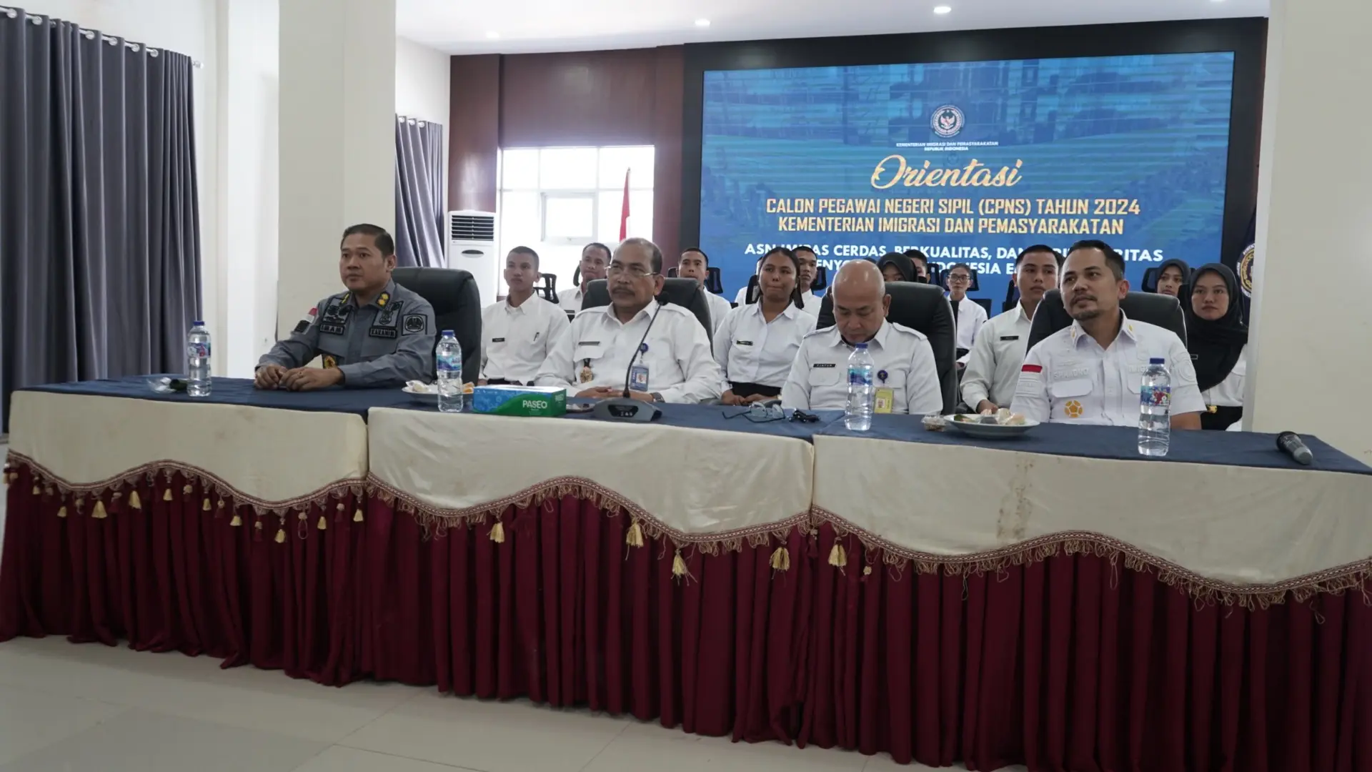 17 CPNS Kanwil Ditjen Imigrasi Bengkulu Terima SK Pengangkatan, Menteri Imigrasi dan Pemasyarakatan Beri Arahan Inspiratif