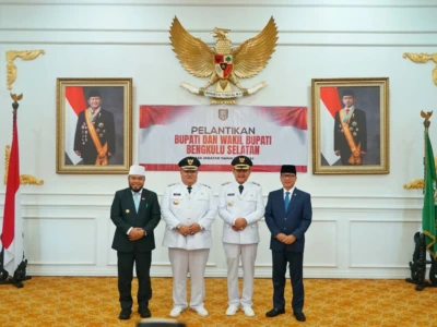 Bupati Bengkulu Selatan Hasil PSU Resmi Dilantik