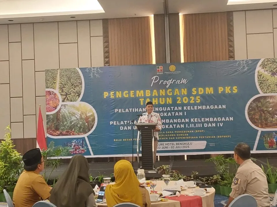 Bengkulu Fokus Tingkatkan Kualitas Petani Sawit Lewat Pelatihan SDM Berbasis Kelembagaan