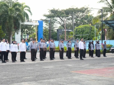 Kanwil Ditjenim Bengkulu bersama Kantor Imigrasi Bengkulu gelar Upacara Peringati Hari Lahir Pancasila 2025