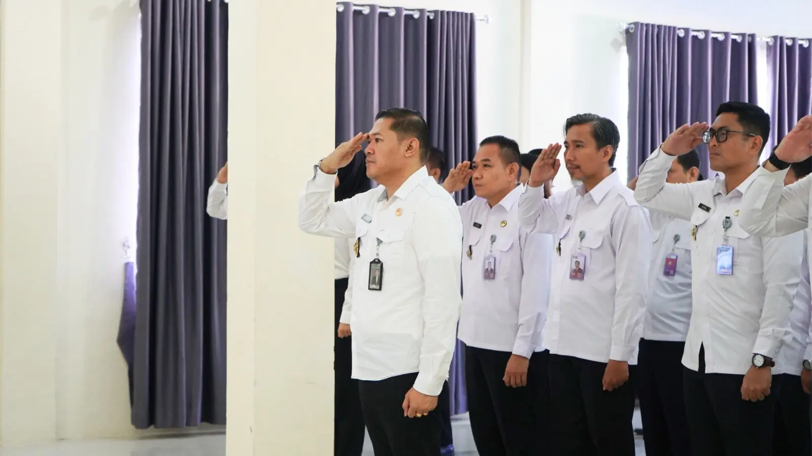 Pegawai Kantor Imigrasi Kelas I TPI Bengkulu Ikuti Apel Bersama Kemenko Kumham Imipas
