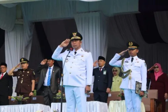 Upacara HUT Kota Parga Alam