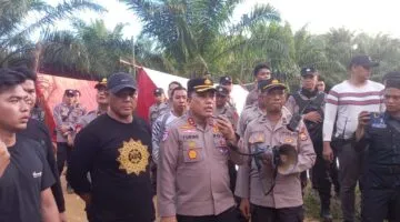 Polres Kaur Bubarkan Massa Aksi yang Blokir Lahan Perkebunan Sawit