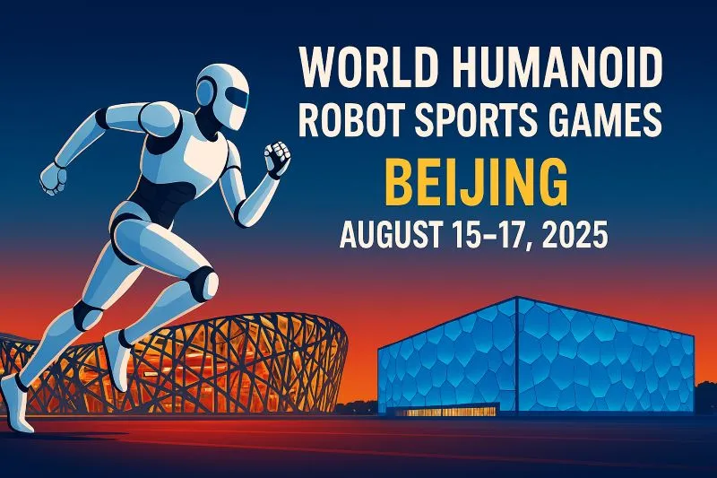 Beijing Tuan Rumah Humanoid Robot Sports Games Pertama