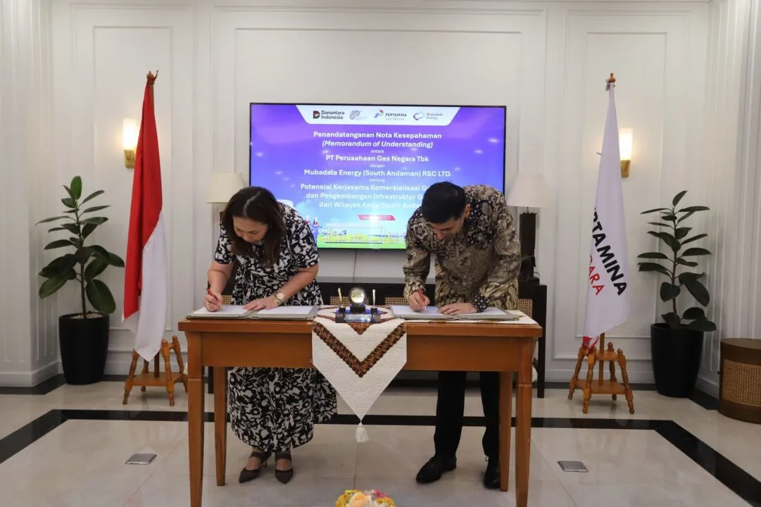 PGN dan Mubadala Energy Jajaki Potensi Pasokan Gas dari Blok Andaman