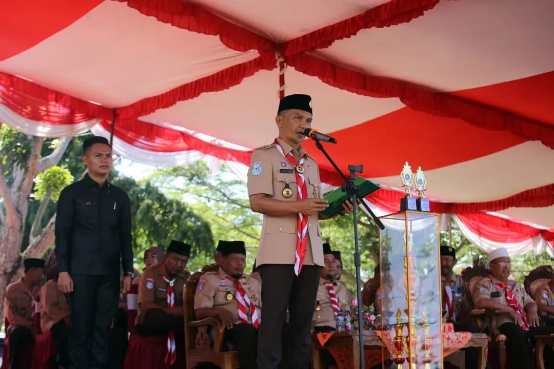 Kakwarcab Ajak Insan Pramuka Dukung Program Asta Cita di Hari Pramuka ke- 64
