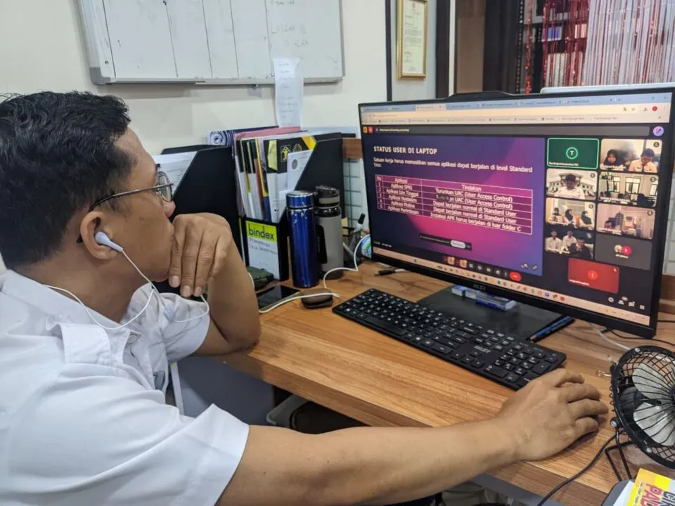 Kantor Imigrasi Kelas I TPI Bengkulu Ikuti Kegiatan Alih Pengetahuan dan Penerapan Kebijakan MDM