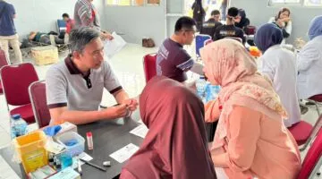 Kanim Bengkulu Ikut Serta dalam Donor Darah Peringatan HUT ke-80 RI