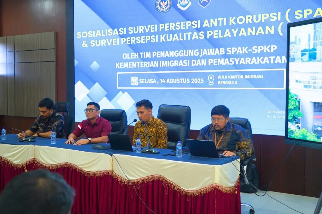 Kanim Bengkulu Ikuti Sosialisasi, Monitoring dan Inventarisasi dalam pelaksanaan SPAK SPKP di Wilayah Bengkulu