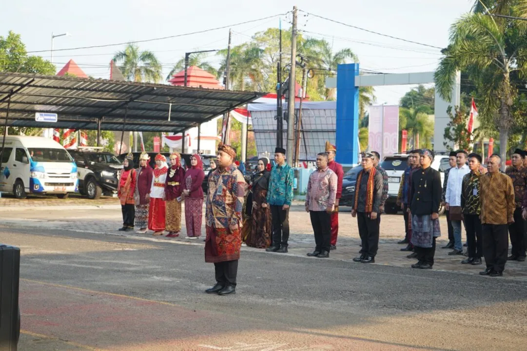 Kantor Imigrasi Bengkulu Gelar Upacara Peringatan HUT ke-80 Republik Indonesia dengan Semangat Wastra Nusantara