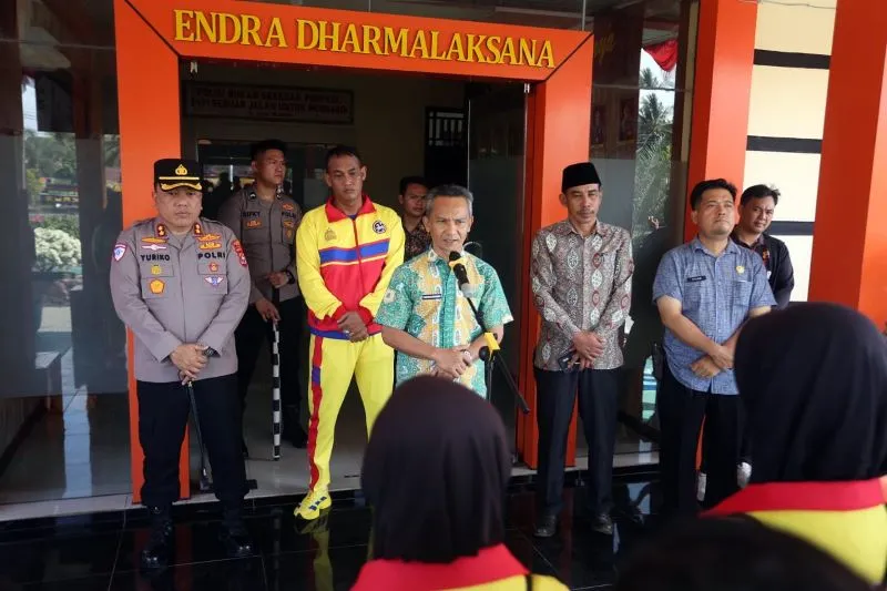Pesan Wabup Saat Lepas Atlet INKANAS Kaur Berlaga di Piala Dandim 0407