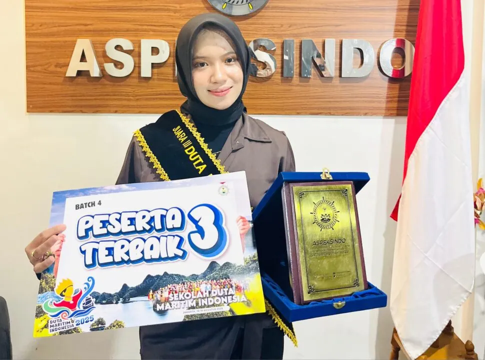 Putri Bengkulu Raih Terbaik 3 Nasional di Sekolah Duta Maritim Indonesia