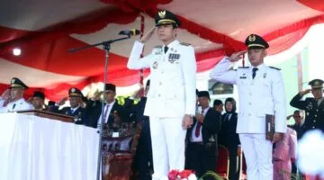 Upacara Pengibaran Bendera HUT RI Ke-80 Kabupaten Kaur Berjalan Khidmat dan Lancar