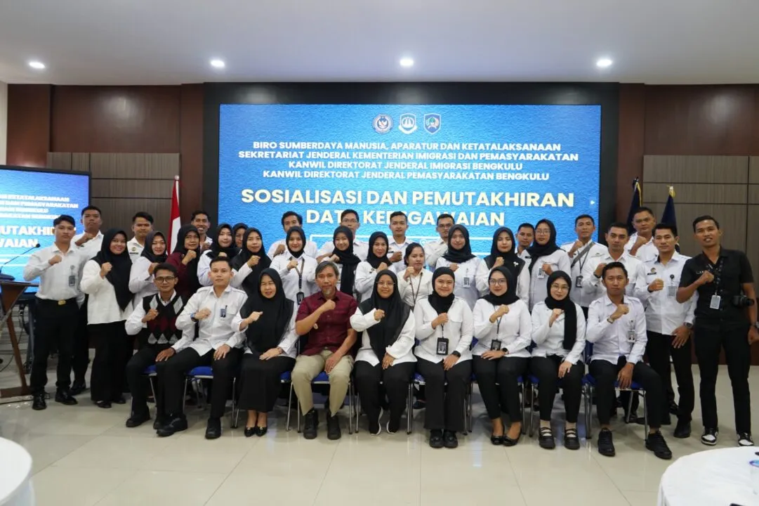 Imigrasi Bengkulu Ikuti Sosialisasi Penguatan Layanan Administrasi ASN