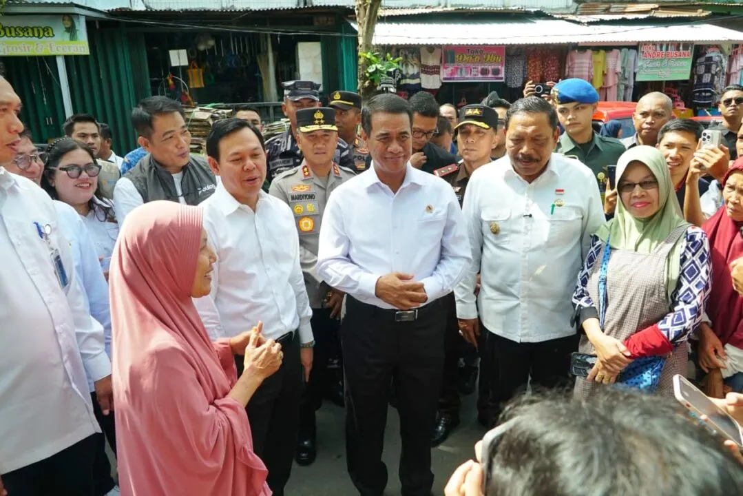 Menteri Pertanian Tinjau Pasar Panorama Bengkulu
