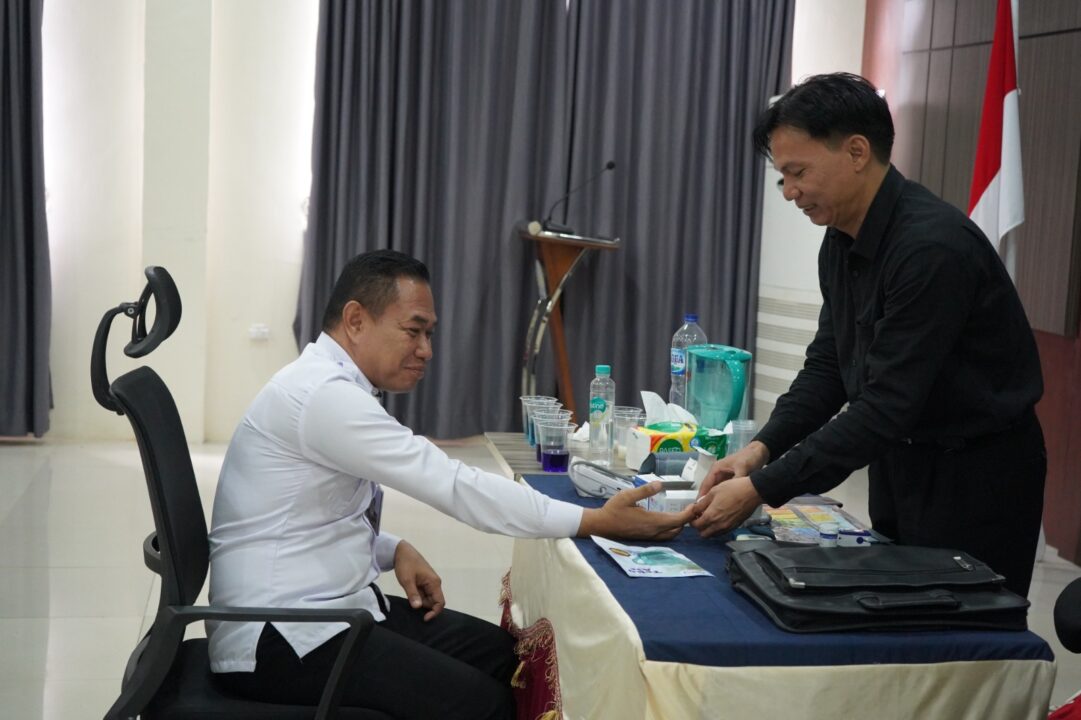 Pegawai Imigrasi Bengkulu Ikuti Pemeriksaan Kesehatan Gratis