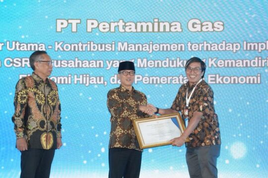 Pertegas Sebet Penghargaan Tertinggi pada CSR PDB Award 2025