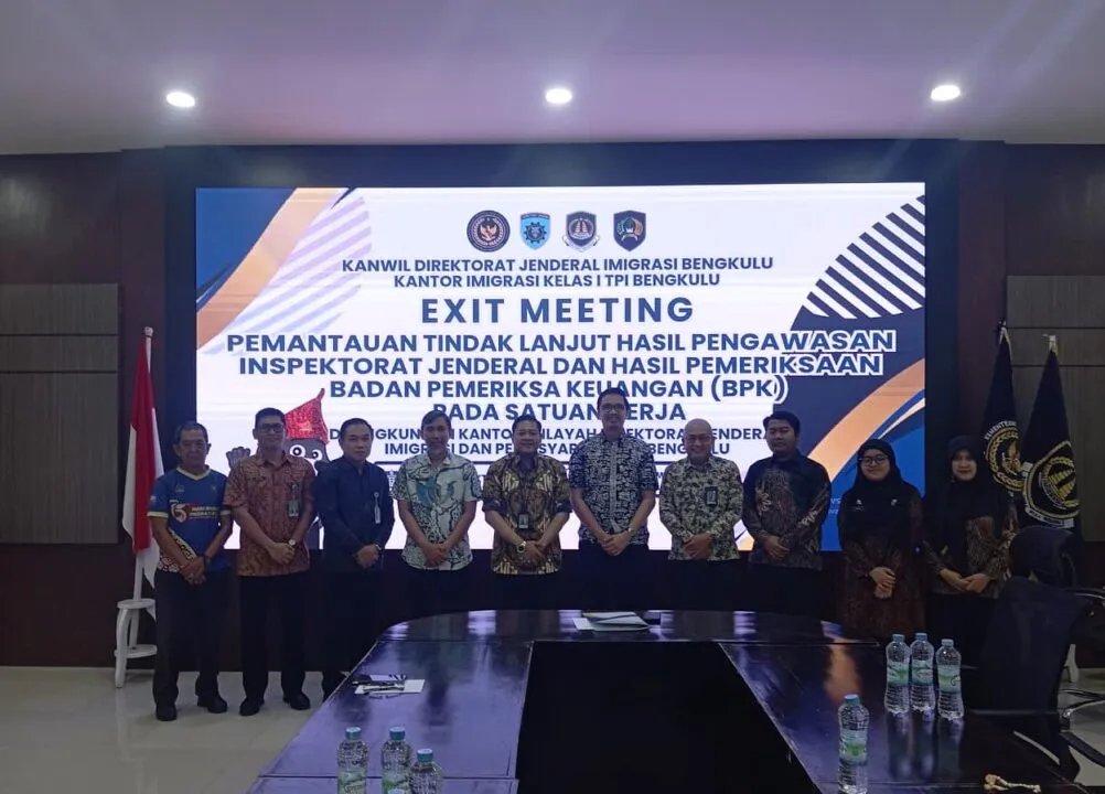 Imigrasi Bengkulu Perkuat Akuntabilitas Melalui Pemantauan Tindak Lanjut Hasil Pengawasan Itjen dan BPK