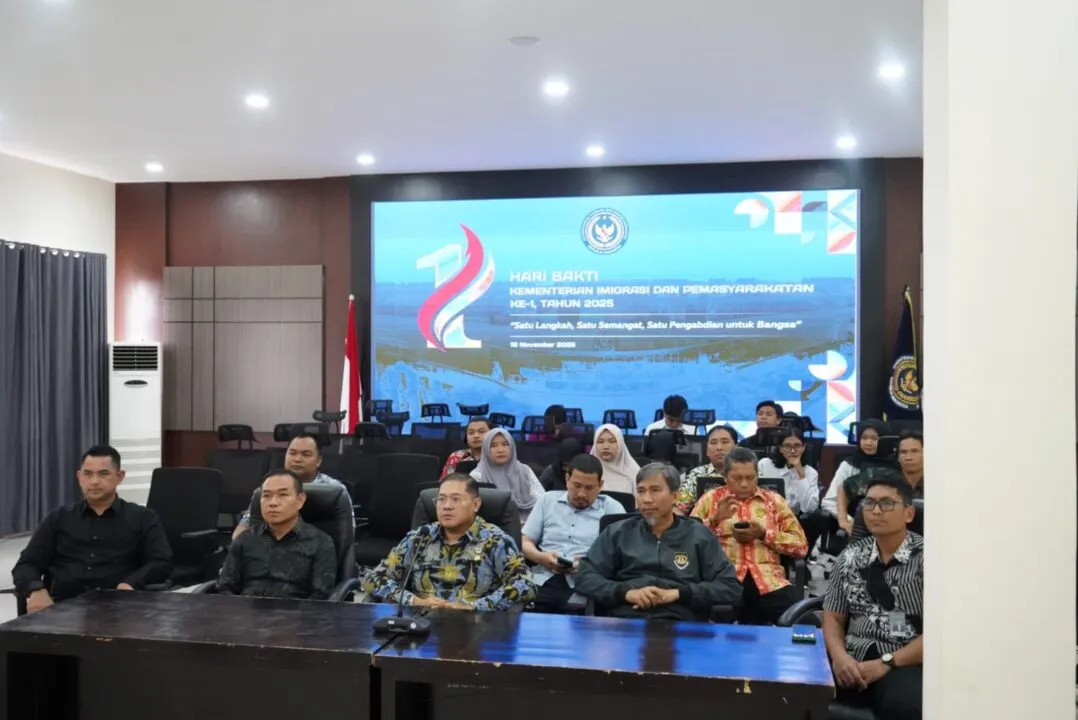 Kantor Imigrasi Bengkulu Ikuti Kick Off Peringatan Hari Bakti Kemenimipas Secara Virtual