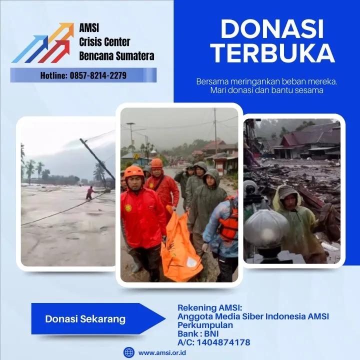 AMSI Desak Pemerintah Bergerak Cepat Tangani Korban Bencana Sumatera