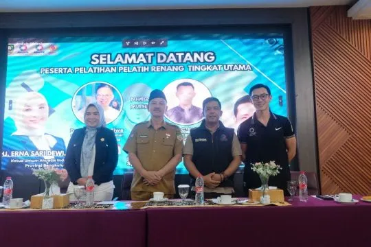 Bengkulu Jadi Tuan Rumah Pelatihan Pelatih Renang Utama Nasional