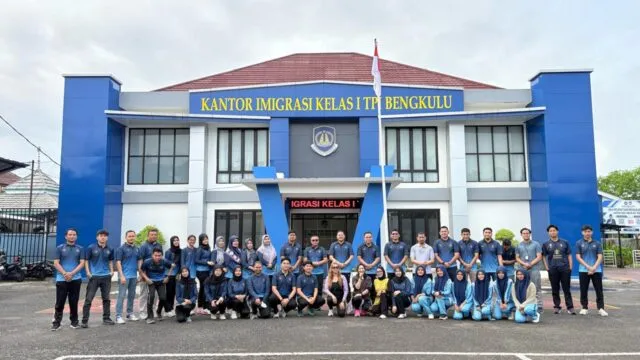 Kantor Imigrasi Bengkulu Gelar Jumat Sehat Ceria, Wujudkan Pegawai Bugar, Kompak, dan Produktif