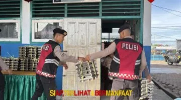 Patroli Dialogis Ditsamapta Kawal Distribusi Makanan Bergizi ke Sekolah-sekolah di Bengkulu