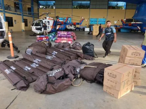 Polri Maksimalkan Armada Udara untuk Salurkan Bantuan Bencana