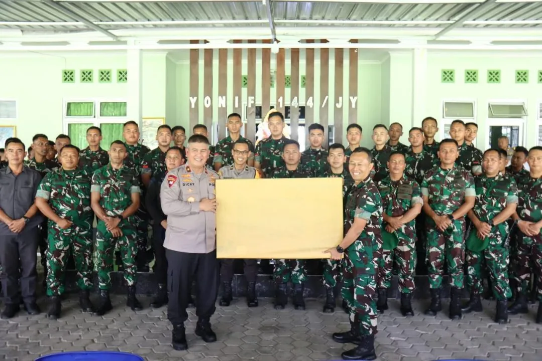 Wakapolda Bengkulu Sambangi Yonif 144/Jaya Yudha, Perkuat Sinergi Pengamanan