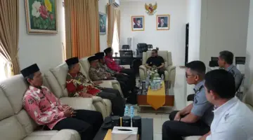 Kakanim Bengkulu Terima Kunjungan Kepala Kantor Wilayah Haji dan Umroh: Perkuat Sinergi Layanan Paspor