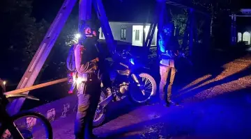 Brimob Polda Bengkulu Patroli Malam, Pastikan Wilayah Tetap Aman