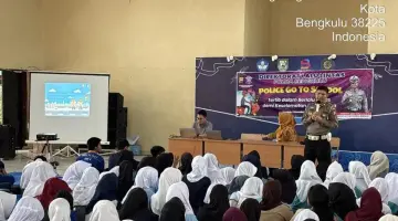 Ditlantas Beri Edukasi Keselamatan Berlalu Lintas di Smk N 5 Bengkulu