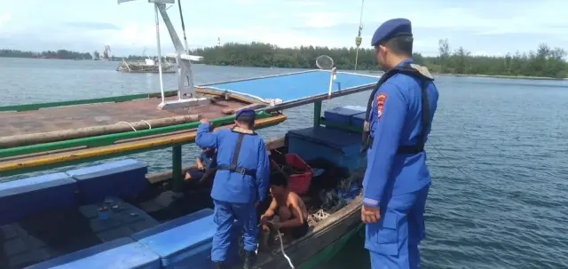 Ditpolairud Polda Bengkulu Patroli Perairan Muara Dua