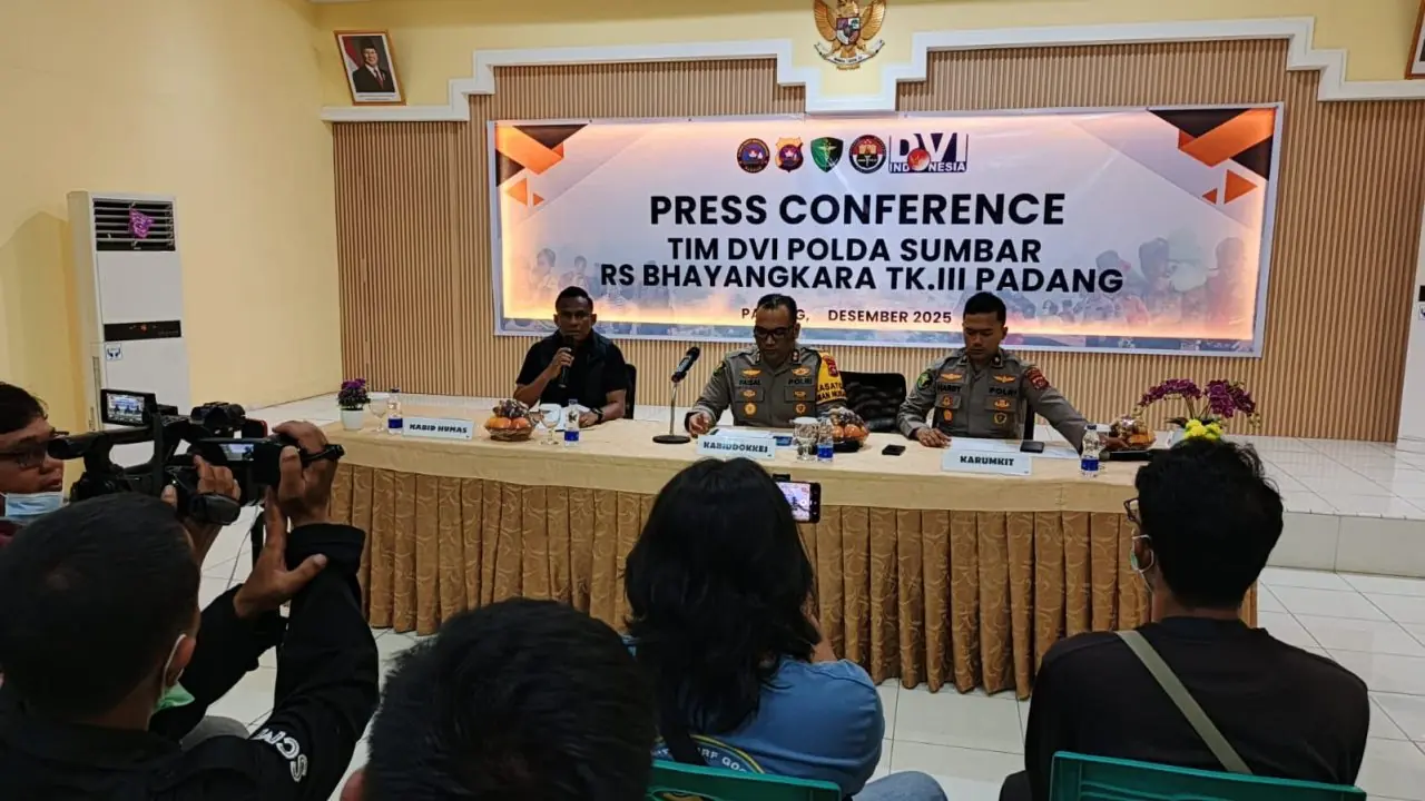 DVI Polda Sumbar: 193 Korban Bencana, 32 Jenazah Masih dalam Proses Identifikasi