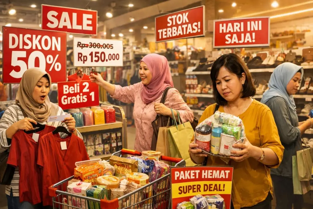 Jangan Tertipu Diskon, Ibu-Ibu! Begini Trik Toko Agar Borong Barang