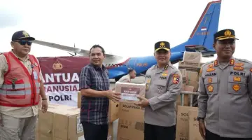Kapolri Kirim Bantuan Udara untuk Perkuat Penanganan Bencana di Lhokseumawe