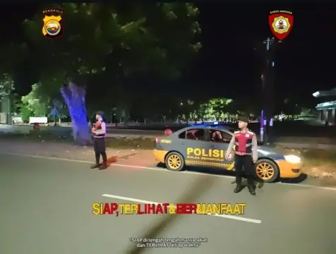 Patroli Malam Ditsamapta Polda Bengkulu Sisir Titik Rawan, Cegah Aksi Kriminalitas