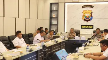 Polda Bengkulu Ikuti Sosialisasi KUHP dan KUHAP Baru Dipimpin Kapolri