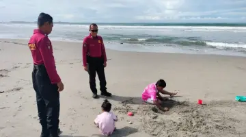 Polisi Patroli di Pantai Panjang, Pengunjung Diimbau Waspada