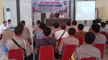 Polres Mukomuko Perkuat Pemahaman Anggota Lewat Sosialisasi RUU KUHAP Terbaru