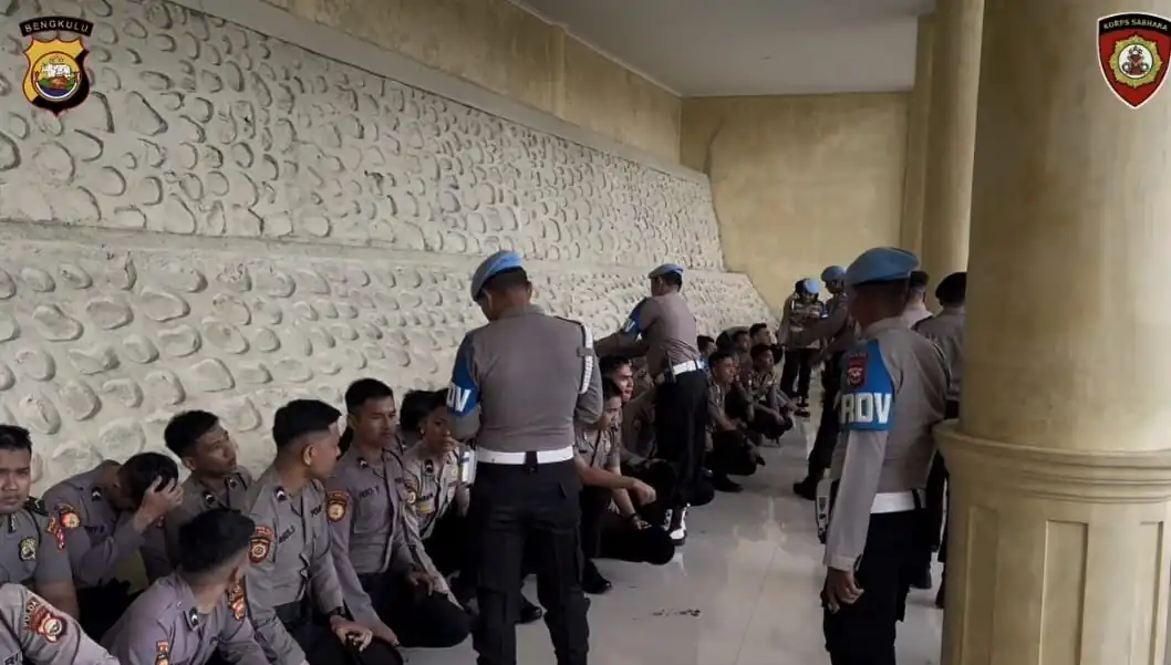 Propam Polda Bengkulu Gelar Operasi Gaktibplin terhadap Personel Samapta