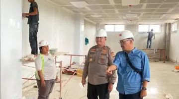 Wakapolda Bengkulu Tinjau Pembangunan Gedung Pelayanan BPKB Baru