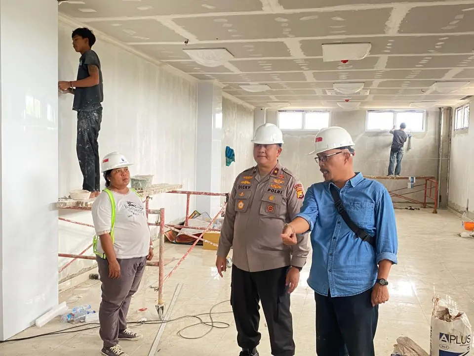 Wakapolda Bengkulu Tinjau Pembangunan Gedung Pelayanan BPKB Baru