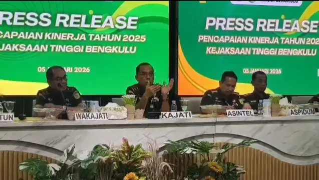 Capaian Kinerja Kejati Bengkulu 2025, Rp1,4 Triliun Keuangan Negara Berhasil Diselamatkan