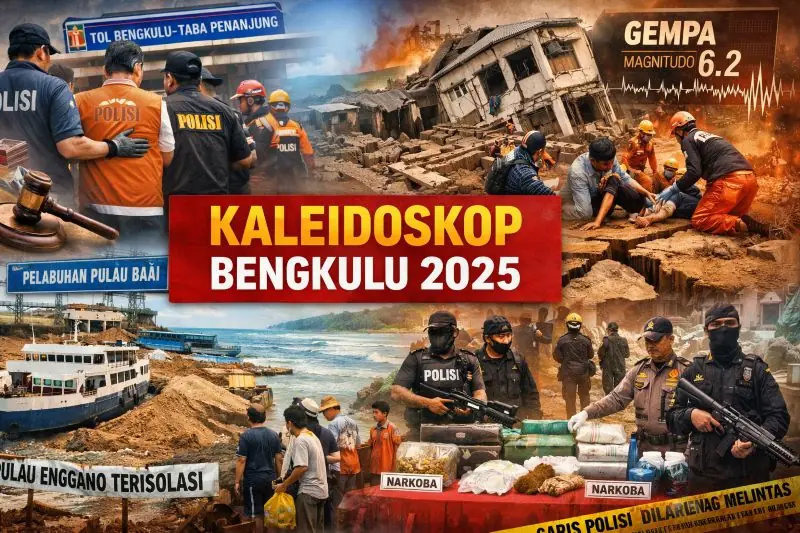 Kilas Balik Bengkulu 2025: Dari Korupsi hingga Gempa Bumi